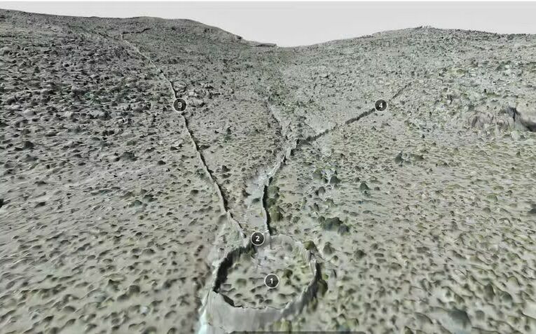 Satélite revela armadilha em forma de funil usada por povos antigos