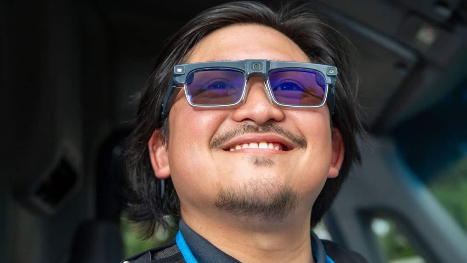 Óculos inteligentes da Amazon para estafetas