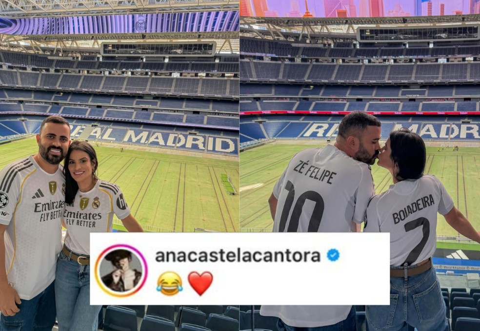 Após fim de affair entre Virginia e Vini Jr., Ana Castela comenta post com Zé Felipe e viraliza — Foto: Reprodução Instagram