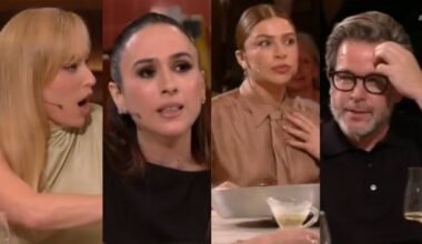 Tatá Werneck gera climão ao cogitar romance entre Grazi Massafera e Murilo Benício