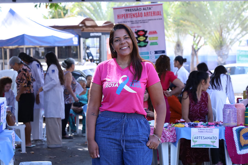 UBS 1 da Candangolândia realiza evento de conscientização do Outubro Rosa