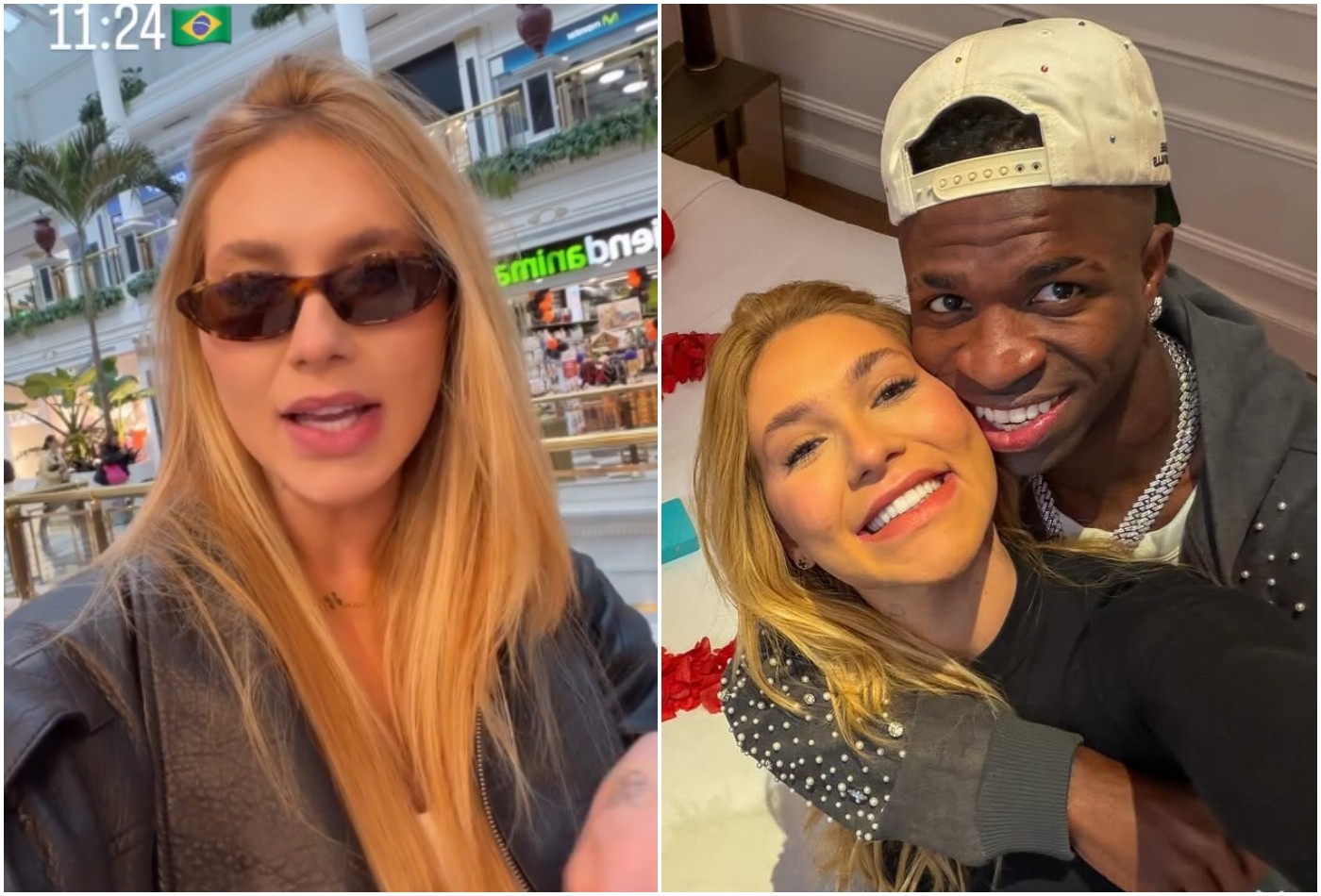 Virginia Fonseca começa a montar guarda-roupa em Madri após assumir namoro com Vini Jr.