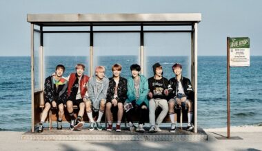 BTS no photoshoot para o single "Spring Day" (2017)