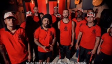 Ex-Rappa faz música com organizada do Flamengo citando VAR e juiz