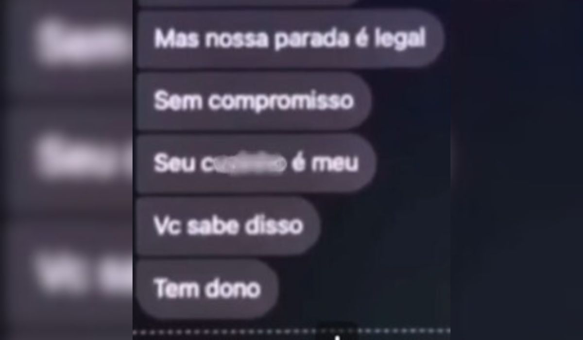 Suposto print da conversa com Carlinhos Maia divulgado por ChulipaFoto: @Chulliipa/Instagram/Reprodução/ND Mais