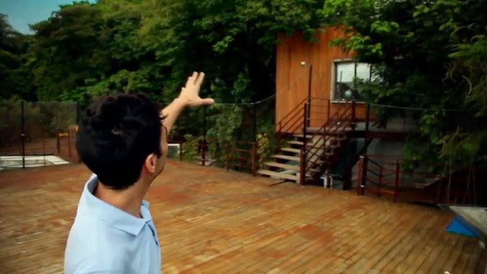 O ator mostrou o imóvel no programa "Casa Brasileira", do GNT  — Foto: Reprodução/GNT