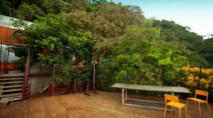 Mansão de Caio Blat — Foto: Reprodução/GNT