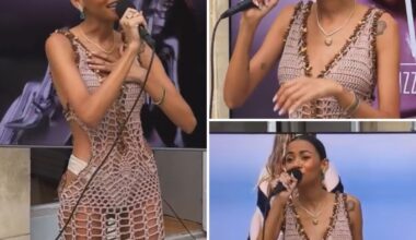 Cantora baiana Shel se apresenta na abertura da Paris Fashion Week