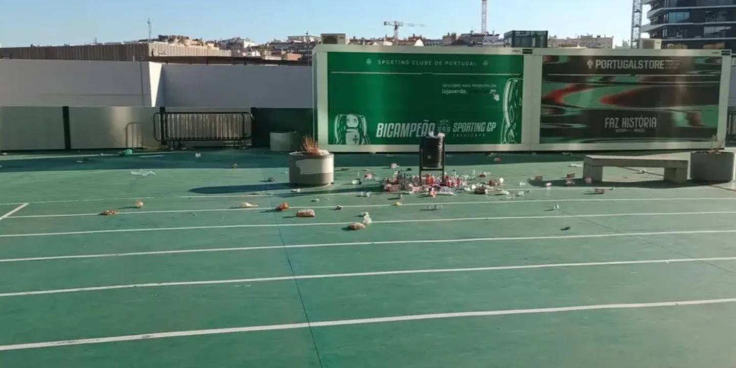 Imprensa húngara critica lixo à volta do estádio José Alvalade