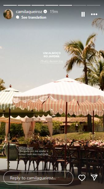 Chá de Bebê de Camila Queiroz - Foto: Reprodução / Instagram