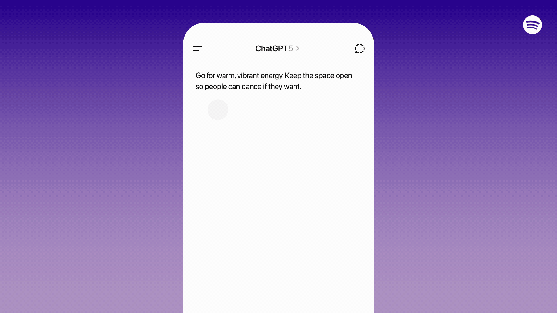 Spotify ChatGPT streaming música