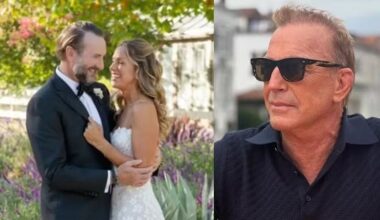 Ex-mulher de Kevin Costner se casa com melhor amigo e vizinho do ator