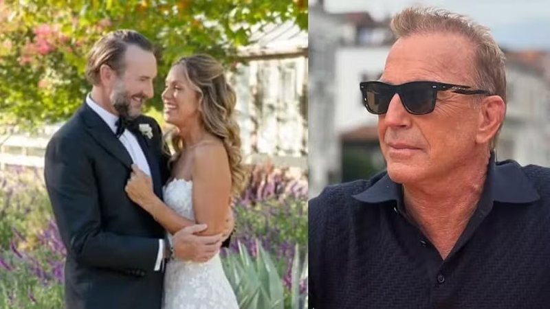 Ex-mulher de Kevin Costner se casa com melhor amigo e vizinho do ator