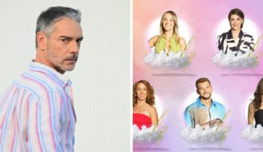 Cláudio Ramos e concorrentes nomeados do Secret Story