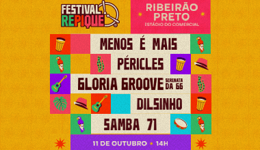 Par de Convites Festival Repique