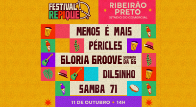 Par de Convites Festival Repique