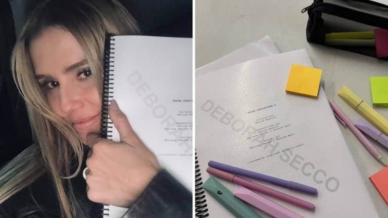 Deborah Secco comemora início das gravações de 'Bruna Surfistinha 2'