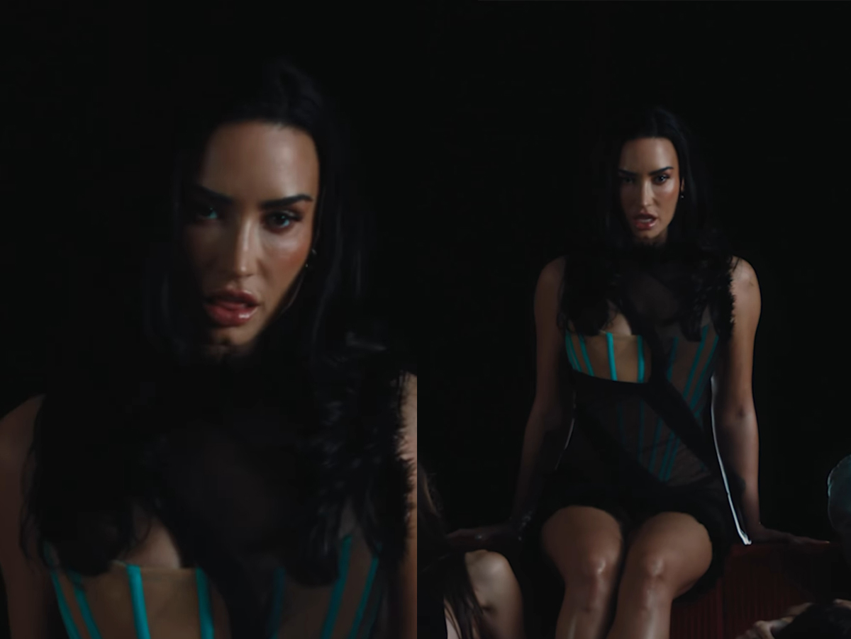"Uso minha língua assim": Demi Lovato posta teaser do clipe de "Kiss"