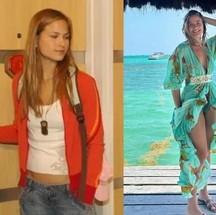 Luiza Valdetaro foi a protagonista em 2007, quando viveu a skatista Manuela. Atualmente, se apresenta como advogada e trabalha com Finanças  — Foto: Willian Andrade/TV Globo e Reprodução/Instagram