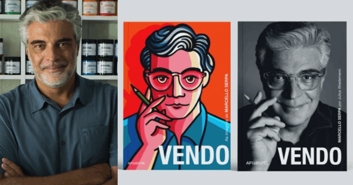 Marcello Serpa retorna ao Brasil e lança dois livros sobre sua trajetória