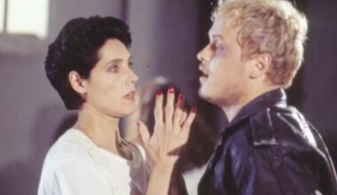 Diná (Christiane Torloni) e Alexandre (Guilherme Fontes) em
