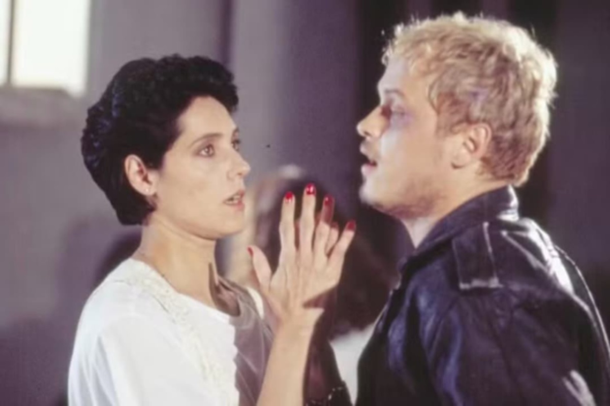 Diná (Christiane Torloni) e Alexandre (Guilherme Fontes) em