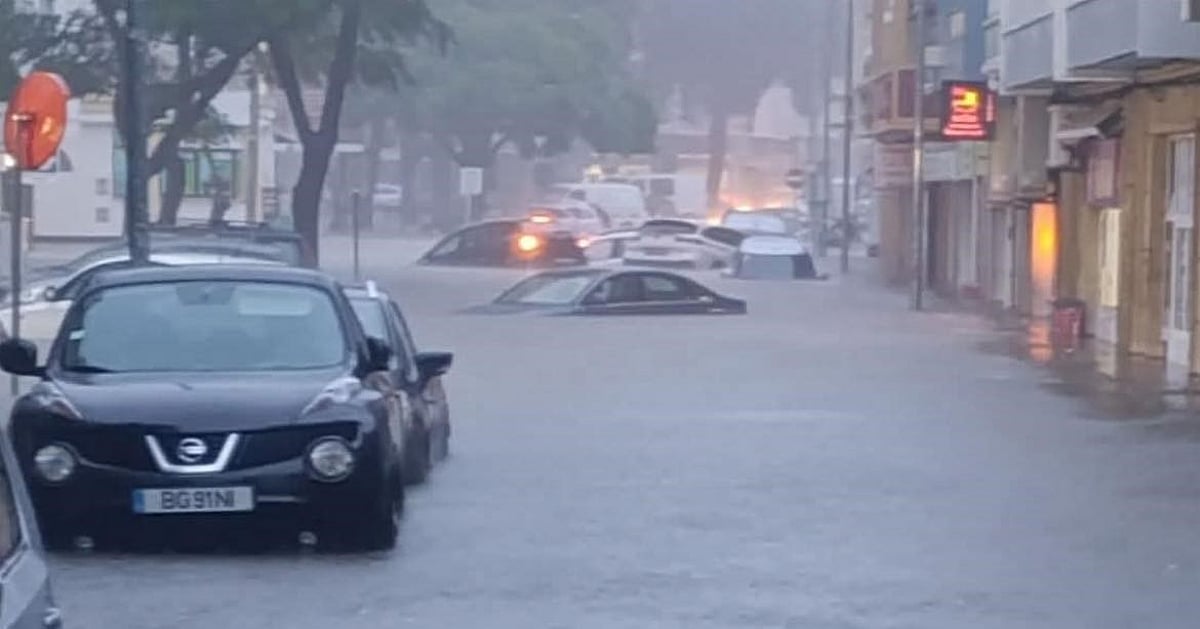 Chuva Intensa Inunda Faro e Causa Caos