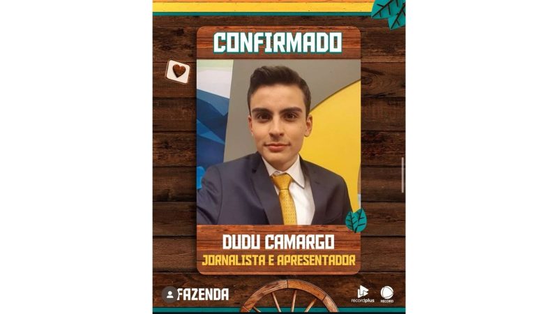 Dudu Camargo. - Reprodução/RECORD