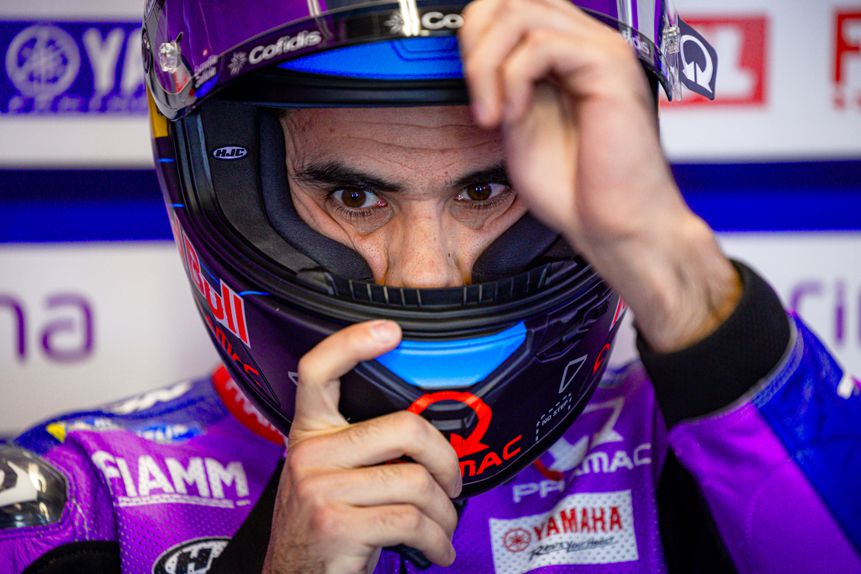 Miguel Oliveira saiu de 16.º e terminou em 12.º no GP da Austrália - Foto: Yamaha