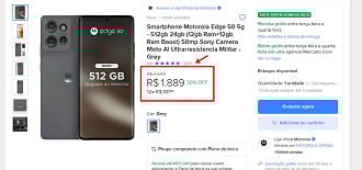 Oferta do Motorola Edge 50