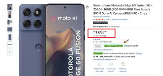 Oferta do edge 60 Fusion