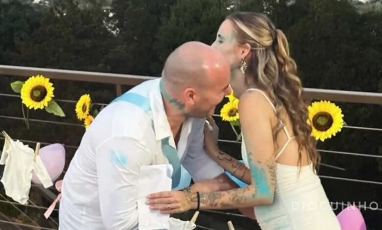 Cantor dos D'ZRT e companheira partilham emoção com revelação do sexo do bebé