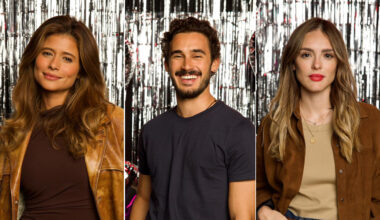 Isadora Cruz, Filipe Bragança e Isabelle Drummond - Foto: Globo/Manoella Mello