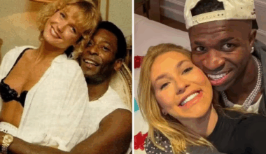 Internautas comparam foto de Virginia e Vini Jr. com Xuxa e Pelé