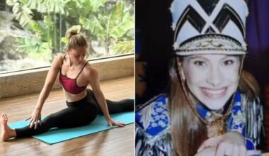 Ex-paquita Lana Rhodes vira professora de ioga e exibe flexibilidade; fotos