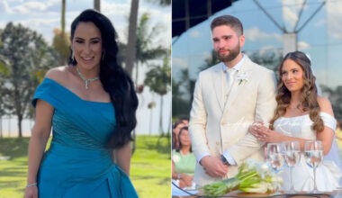 Fabiola Gadelha mostra o casamento do filho Adrian com Rebecca - Foto: Reprodução / Instagram