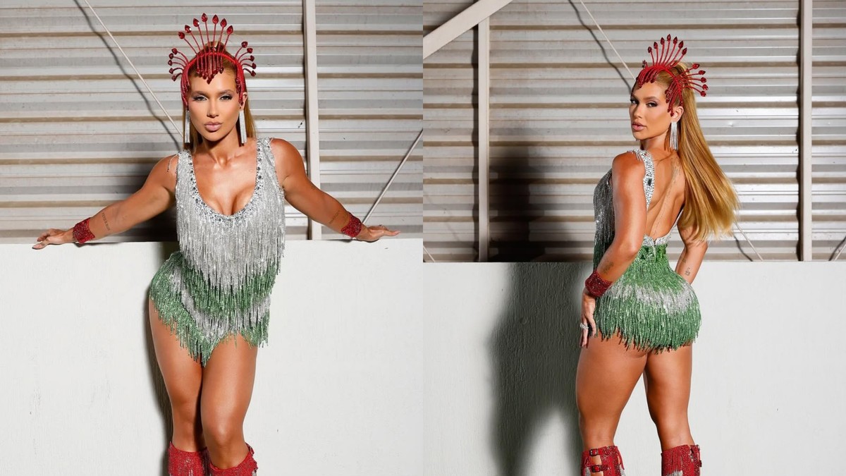 Look de 5 kg de Virgínia Fonseca em ensaio da Grande Rio divide opiniões e viraliza nas redes