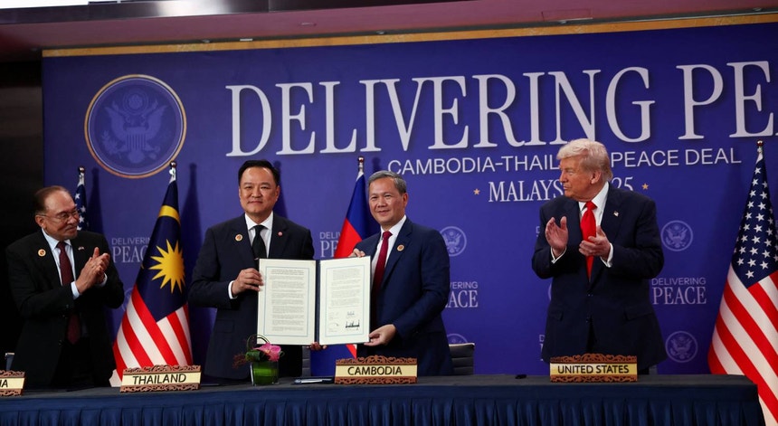 Trump anuncia "acordo histórico" entre Tailândia e Camboja após disputa fronteiriça