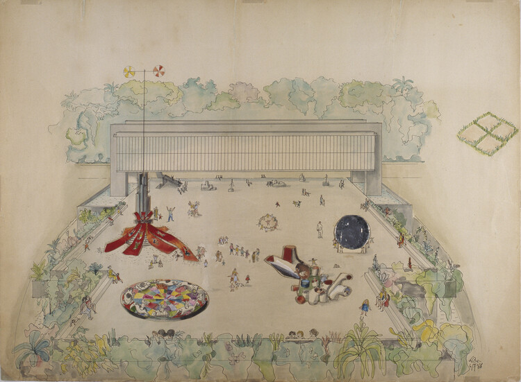 Feitos para brincar: a ludicidade nos projetos de Lina Bo Bardi e Aldo van Eyck - Imagem 1 de 13