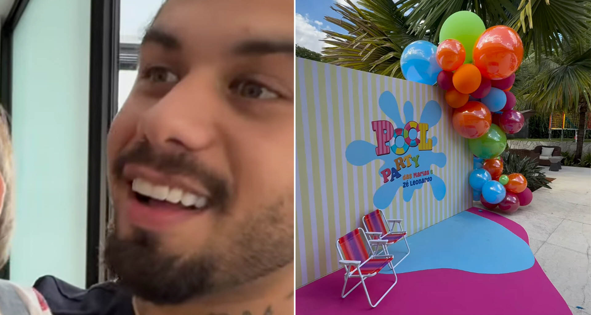 Zé Felipe faz festa na piscina para os filhos - Foto: Reprodução / Instagram