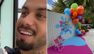 Zé Felipe faz festa na piscina para os filhos - Foto: Reprodução / Instagram