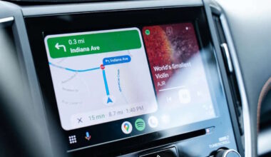 Google Maps Android Auto interface experiência