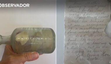 Encontrada garrafa com cartas lançada ao mar em 1916 – Observador