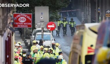 Prédio desaba no centro de Madrid. Há várias pessoas presas – Observador