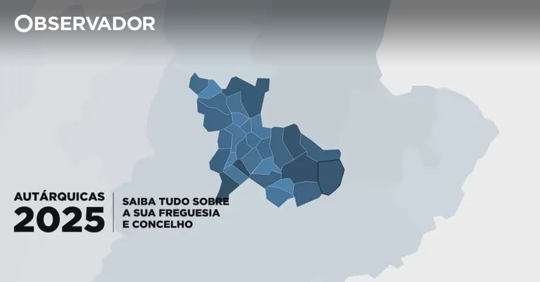 os dados de todos os concelhos e freguesias – Observador