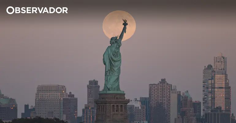 as imagens da "Lua do Caçador" – Observador