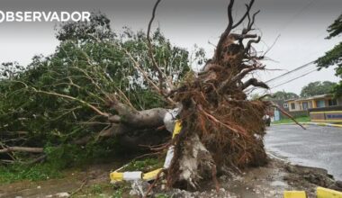 As imagens dos efeitos do furacão Melissa nas Caraíbas – Observador