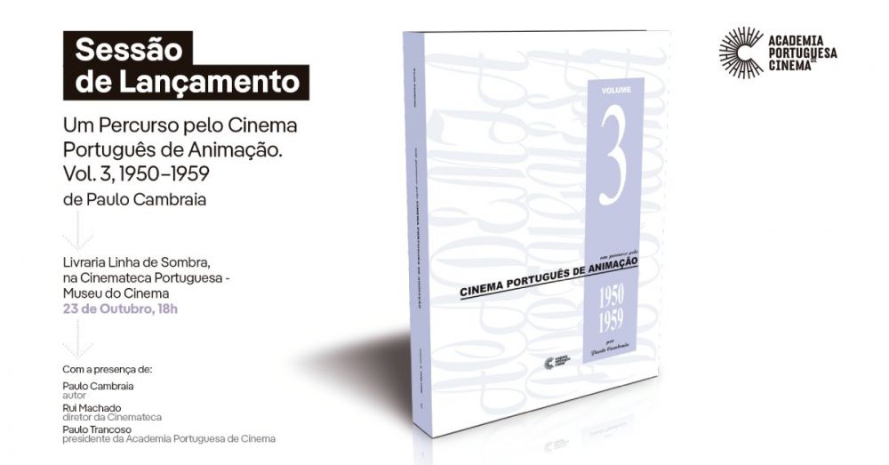 Lançamento de Livro - Coleção Um Percurso pelo Cinema Português de Animação Vol.3