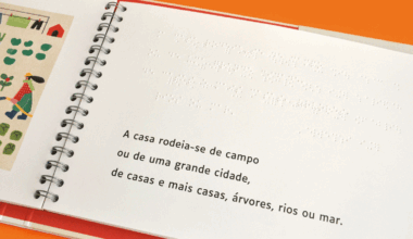 Livro português para crianças cegas na seleção White Ravens dos melhores de 2025