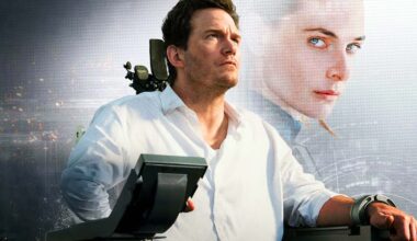 Chris Pratt precisa provar sua inocência no trailer de 'Justiça Artificial', novo thriller futurista